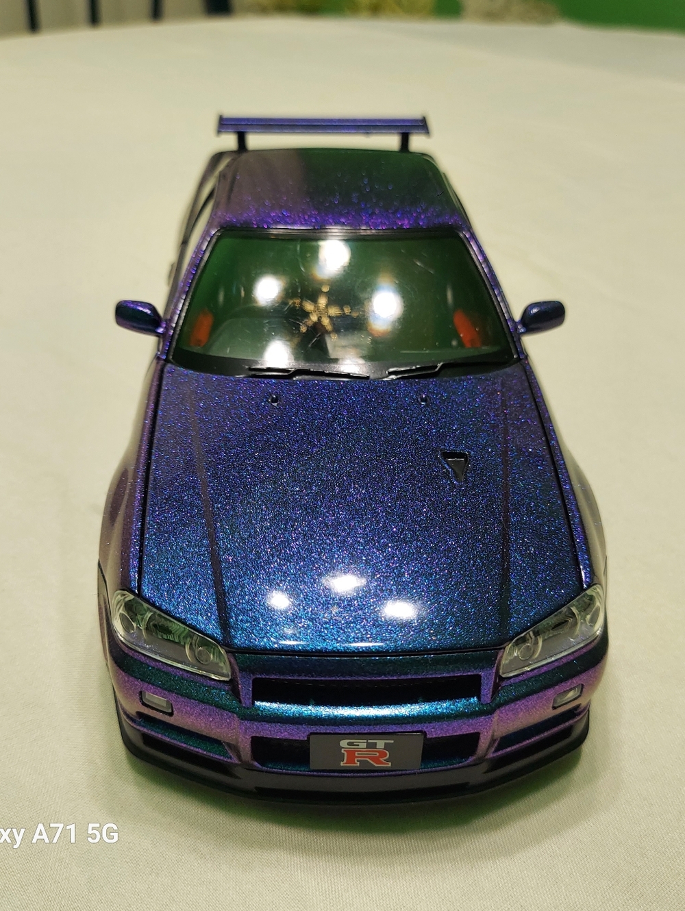 Die-Cast Blue-Purple Chameleon Racing Car Toy - Kids Toys